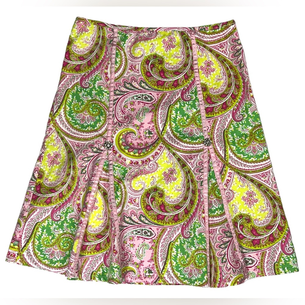 Ninety Paisley Skirt Size 6